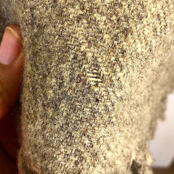 Vintage Aztec South American Art Printed Wool Fringe Blanket Cap --- One… - Picture 16 of 16